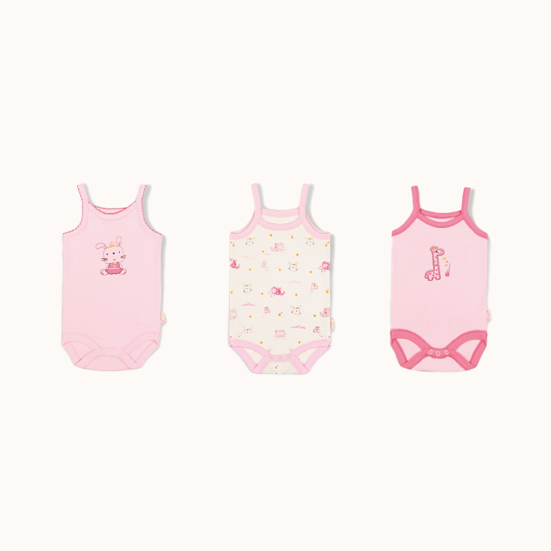 Strappy Bodysuit Printed Girl